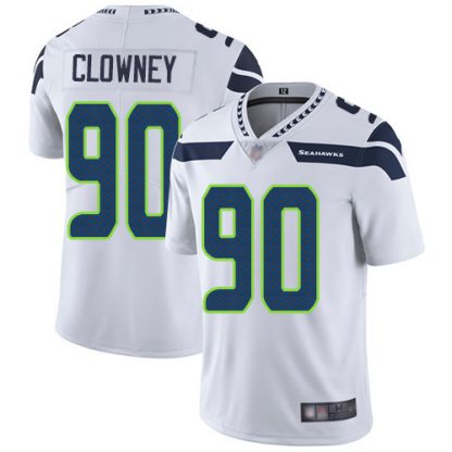 Nike Seattle Seahawks #90 Jadeveon Clowney White Youth Stitched NFL Vapor Untouchable Limited Jersey