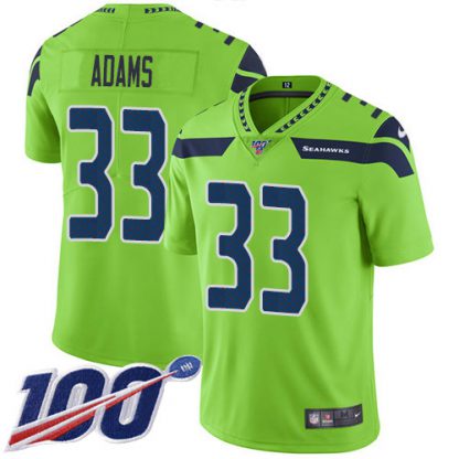 Nike Seattle Seahawks #33 Jamal Adams Green Youth Stitched NFL Limited Rush 100th Season Jersey