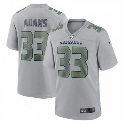 Seattle Seattle Seahawks #33 Jamal Adams Nike Men's Gray Atmosphere Fashion Game Jersey