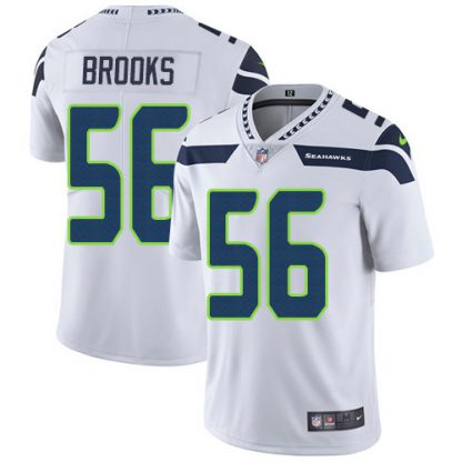 Nike Seattle Seahawks #56 Jordyn Brooks White Men's Stitched NFL Vapor Untouchable Limited Jersey