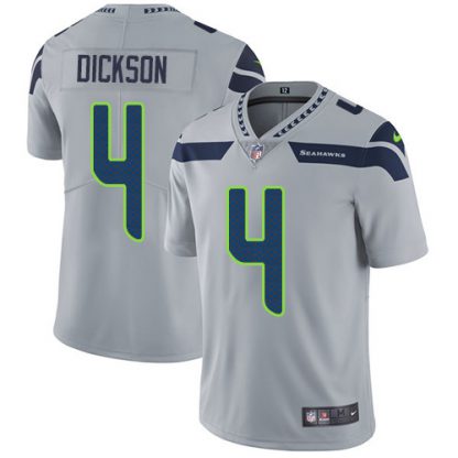 Nike Seattle Seahawks #4 Michael Dickson Grey Alternate Youth Stitched NFL Vapor Untouchable Limited Jersey