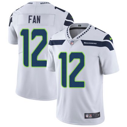 Nike Seattle Seahawks #12 Fan White Youth Stitched NFL Vapor Untouchable Limited Jersey