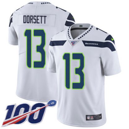 Nike Seattle Seahawks #13 Phillip Dorsett White Youth Stitched NFL 100th Season Vapor Untouchable Limited Jersey