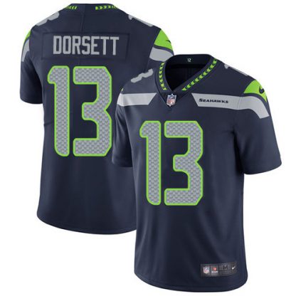 Nike Seattle Seahawks #13 Phillip Dorsett Steel Blue Team Color Men's Stitched NFL Vapor Untouchable Limited Jersey