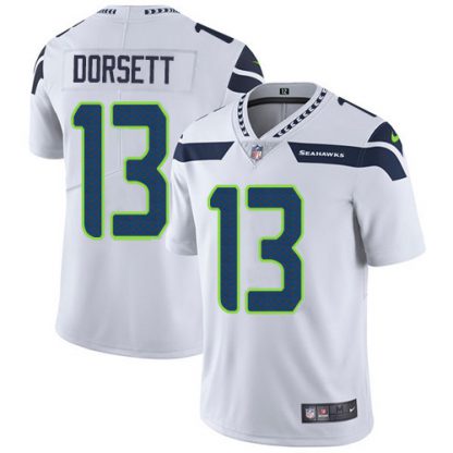 Nike Seattle Seahawks #13 Phillip Dorsett White Men's Stitched NFL Vapor Untouchable Limited Jersey