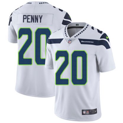 Nike Seattle Seahawks #20 Rashaad Penny White Youth Stitched NFL Vapor Untouchable Limited Jersey