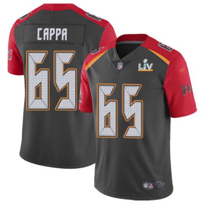 Nike Tampa Bay Buccaneers #65 Alex Cappa Gray Youth Super Bowl LV Bound Stitched NFL Limited Inverted Legend Jersey