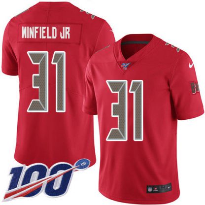 Nike Tampa Bay Buccaneers #31 Antoine Winfield Jr. Red Youth Stitched NFL Limited Rush 100th Season Jersey