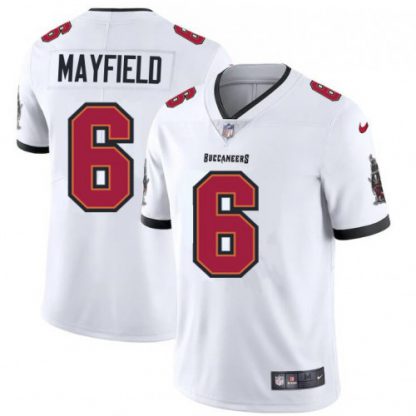 Tampa Bay Tampa Bay Buccaneers #6 Baker Mayfield Men's Nike White Vapor Limited Jersey