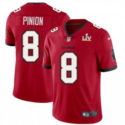 Tampa Bay Tampa Bay Buccaneers #8 Bradley Pinion Youth Super Bowl LV Bound Nike Red Vapor Limited Jersey