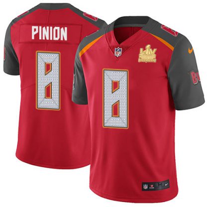 Nike Tampa Bay Buccaneers #8 Bradley Pinion Red Team Color Youth Super Bowl LV Champions Stitched NFL Vapor Untouchable Limited Jersey