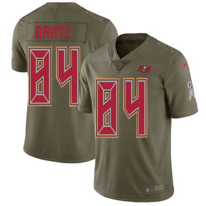 Nike Tampa Bay Buccaneers #84 Cameron Brate Olive Youth Stitched NFL Limited 2017 Salute to Service Jersey