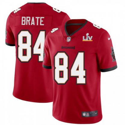 Tampa Bay Tampa Bay Buccaneers #84 Cameron Brate Men's Super Bowl LV Bound Nike Red Vapor Limited Jersey