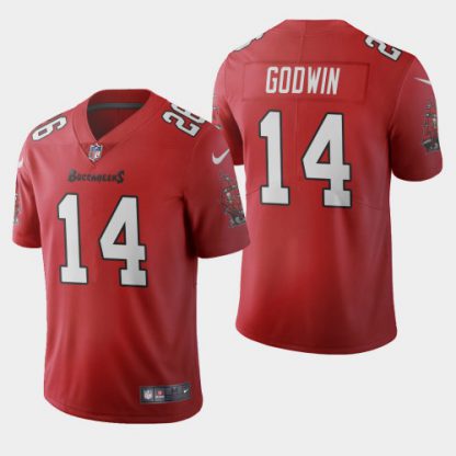 Tampa Bay Tampa Bay Buccaneers #14 Chris Godwin Red Men's Nike 2020 Vapor Limited NFL Jersey