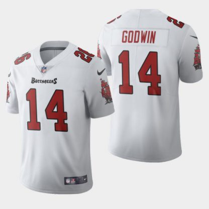 Tampa Bay Tampa Bay Buccaneers #14 Chris Godwin White Men's Nike 2020 Vapor Limited NFL Jersey