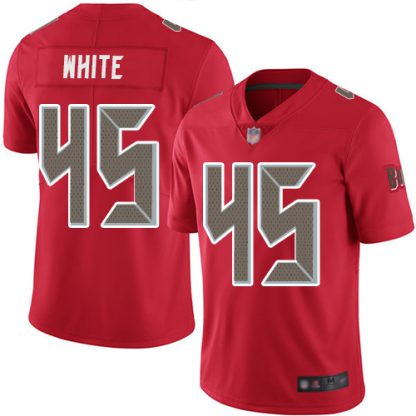 Nike Tampa Bay Buccaneers #45 Devin White Red Men's Stitched NFL Limited Rush Jersey