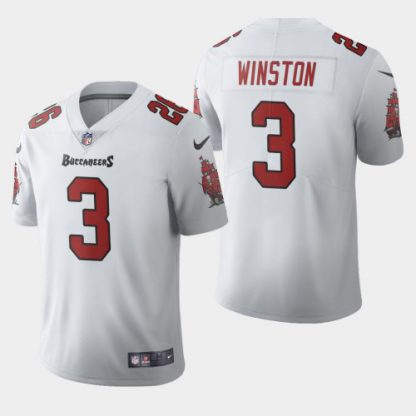 Tampa Bay Tampa Bay Buccaneers #3 Jameis Winston White Men's Nike 2020 Vapor Limited NFL Jersey