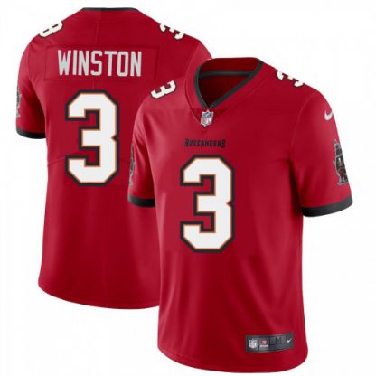 Tampa Bay Tampa Bay Buccaneers #3 Jameis Winston Men's Nike Red Vapor Limited Jersey