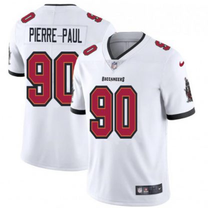 Tampa Bay Tampa Bay Buccaneers #90 Jason Pierre-Paul Men's Nike White Vapor Limited Jersey