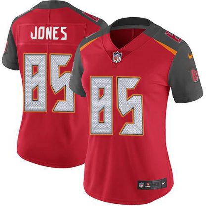 Nike Tampa Bay Buccaneers #85 Julio Jones Red Team Color Women's Stitched NFL Vapor Untouchable Limited Jersey