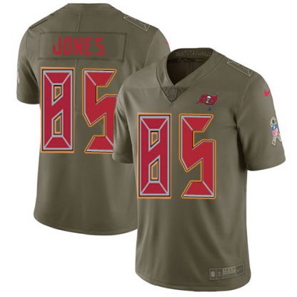Nike Tampa Bay Buccaneers #85 Julio Jones Olive Youth Stitched NFL Limited 2017 Salute To Service Jersey