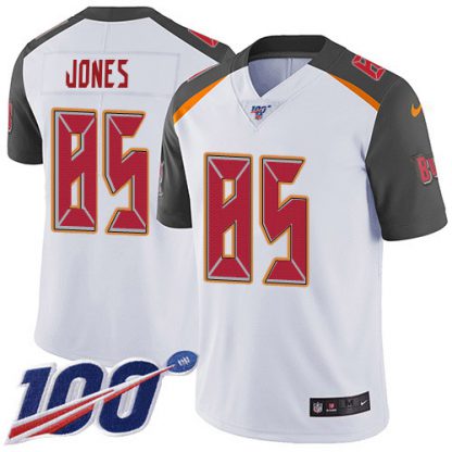 Nike Tampa Bay Buccaneers #85 Julio Jones White Youth Stitched NFL 100th Season Vapor Untouchable Limited Jersey