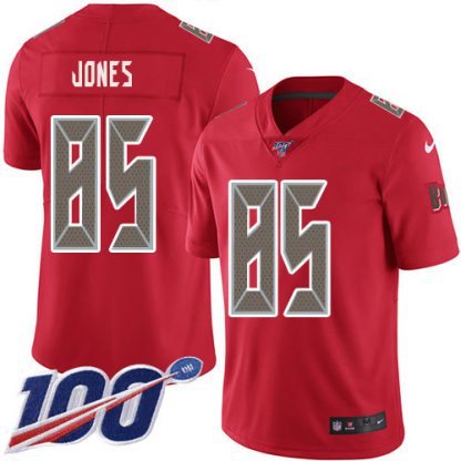 Nike Tampa Bay Buccaneers #85 Julio Jones Red Men's Stitched NFL Limited Rush 100th Season Jersey