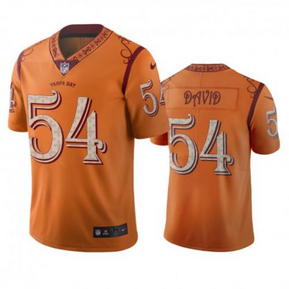 Tampa Bay Tampa Bay Buccaneers #54 Lavonte David Orange Vapor Limited City Edition Jersey