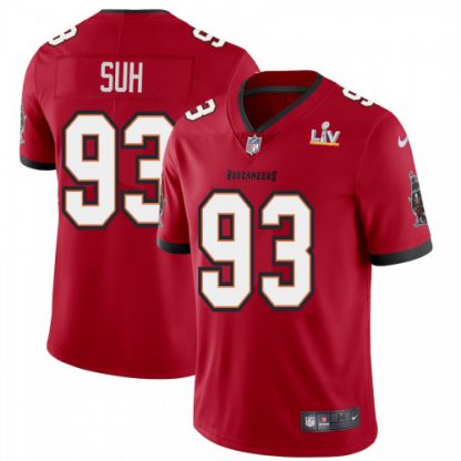 Tampa Bay Tampa Bay Buccaneers #93 Ndamukong Suh Youth Super Bowl LV Bound Nike Red Vapor Limited Jersey
