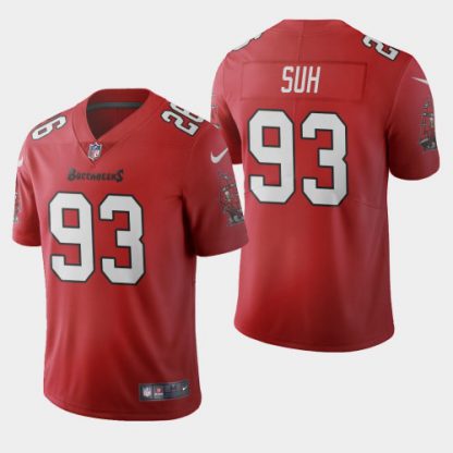 Tampa Bay Tampa Bay Buccaneers #93 Ndamukong Suh Red Men's Nike 2020 Vapor Limited NFL Jersey
