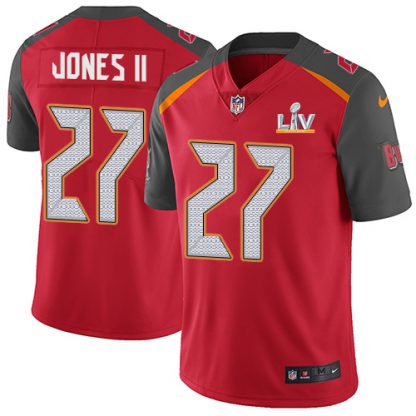 Nike Tampa Bay Buccaneers #27 Ronald Jones II Red Team Color Men's Super Bowl LV Bound Stitched NFL Vapor Untouchable Limited Jersey