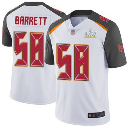 Nike Tampa Bay Buccaneers #58 Shaquil Barrett White Youth Super Bowl LV Bound Stitched NFL Vapor Untouchable Limited Jersey