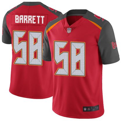 Nike Tampa Bay Buccaneers #58 Shaquil Barrett Red Team Color Men's Stitched NFL Vapor Untouchable Limited Jersey