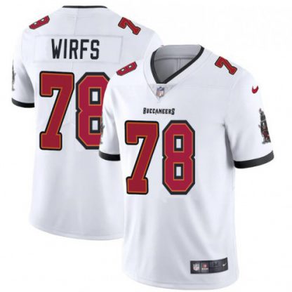 Tampa Bay Tampa Bay Buccaneers #78 Tristan Wirfs Men's Nike White Vapor Limited Jersey