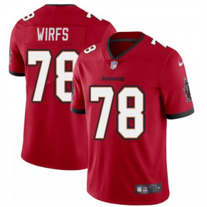 Tampa Bay Tampa Bay Buccaneers #78 Tristan Wirfs Men's Nike Red Vapor Limited Jersey