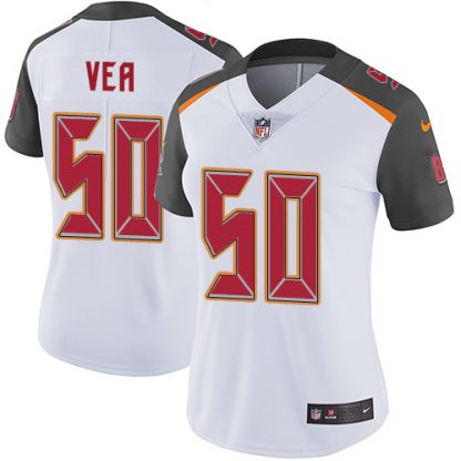 Nike Tampa Bay Buccaneers #50 Vita Vea White Women's Stitched NFL Vapor Untouchable Limited Jersey