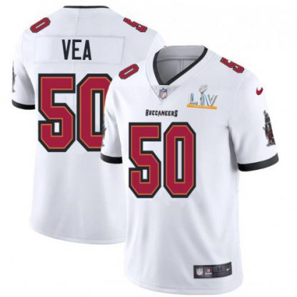 Tampa Bay Tampa Bay Buccaneers #50 Vita Vea Youth Super Bowl LV Bound Nike White Vapor Limited Jersey