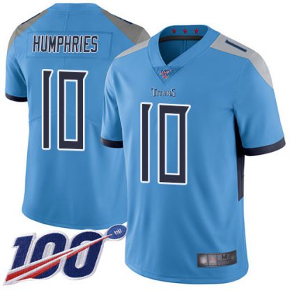 Nike Tennessee Titans #10 Adam Humphries Light Blue Alternate Men's Stitched NFL 100th Season Vapor Limited Jersey