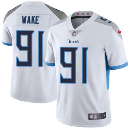 Nike Tennessee Titans #91 Cameron Wake White Men's Stitched NFL Vapor Untouchable Limited Jersey