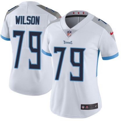 Nike Tennessee Titans #79 Isaiah Wilson White Women's Stitched NFL Vapor Untouchable Limited Jersey