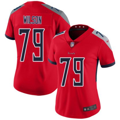 Nike Tennessee Titans #79 Isaiah Wilson Red Women's Stitched NFL Limited Inverted Legend Jersey