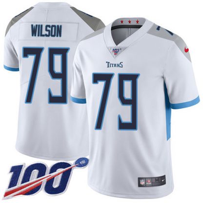 Nike Tennessee Titans #79 Isaiah Wilson White Men's Stitched NFL 100th Season Vapor Untouchable Limited Jersey