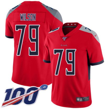 Nike Tennessee Titans #79 Isaiah Wilson Red Men's Stitched NFL Limited Inverted Legend 100th Season Jersey