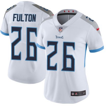 Nike Tennessee Titans #26 Kristian Fulton White Women's Stitched NFL Vapor Untouchable Limited Jersey