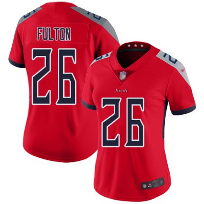 Nike Tennessee Titans #26 Kristian Fulton Red Women's Stitched NFL Limited Inverted Legend Jersey