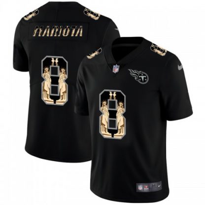 Tennessee Tennessee Titans #8 Marcus Mariota Carbon Black Vapor Statue Of Liberty Limited NFL Jersey