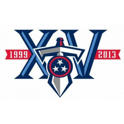 Stitched Tennessee Tennessee Titans 10th Anniversary Jersey Patch