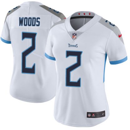 Nike Tennessee Titans #2 Robert Woods White Women's Stitched NFL Vapor Untouchable Limited Jersey