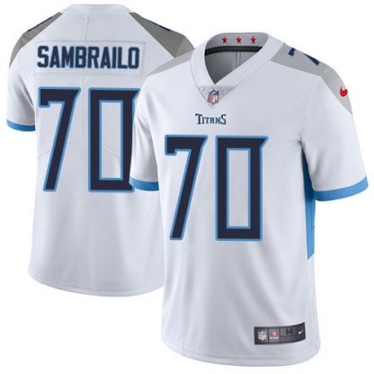 Nike Tennessee Titans #70 Ty Sambrailo White Youth Stitched NFL Vapor Untouchable Limited Jersey