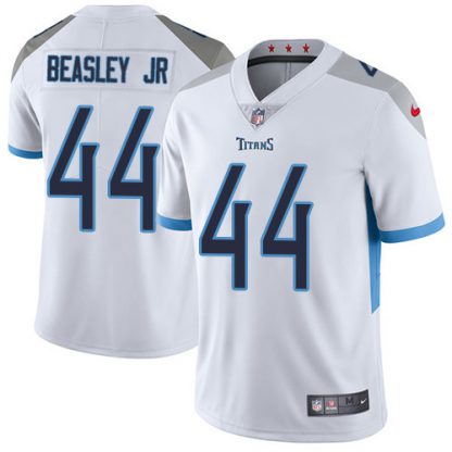 Nike Tennessee Titans #44 Vic Beasley Jr White Men's Stitched NFL Vapor Untouchable Limited Jersey